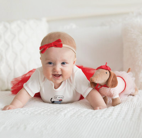 Image of White Baby Le Mew Snapshirt