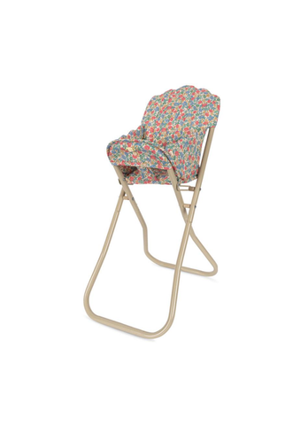 Image of Cotton Konges Slojd Floral Doll High Chair
