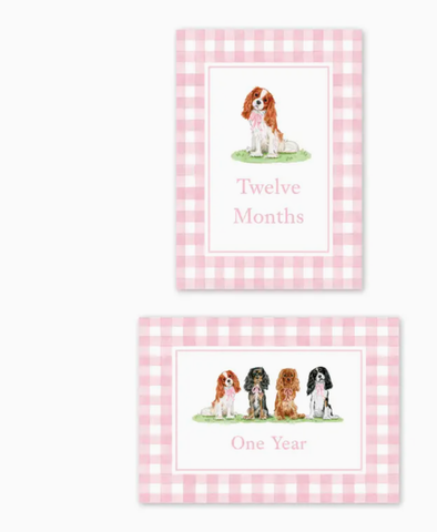 Image of Cavalier Garden Pink Milestone Cards