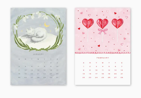 Image of Sale 2026 Desktop Calendar with Easel