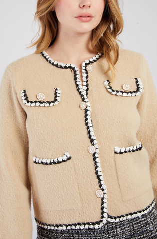 Image of BALI KNIT SWEATER- BEIGE