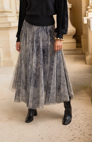 Image of Amber Tulle Skirt - Black