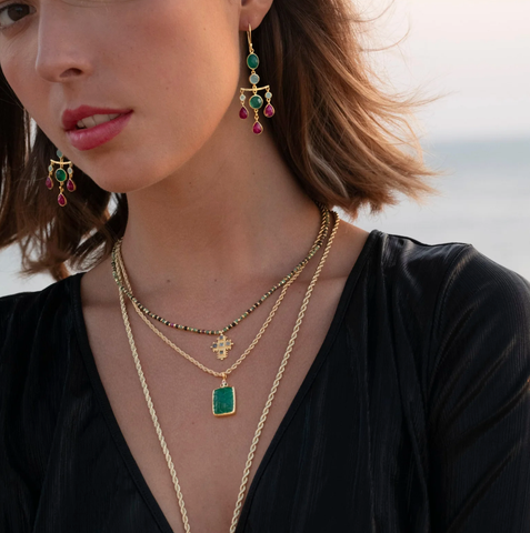 Image of Green Onyx Necklace