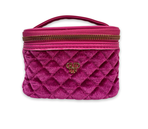 Image of NEW Getaway Jewelry Case - Fuchsia Velvet