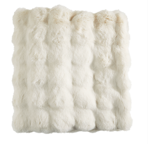 Image of Bubble Faux Fur Throw
