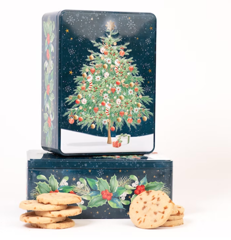 Image of Christmas Tree Rectangle Tin