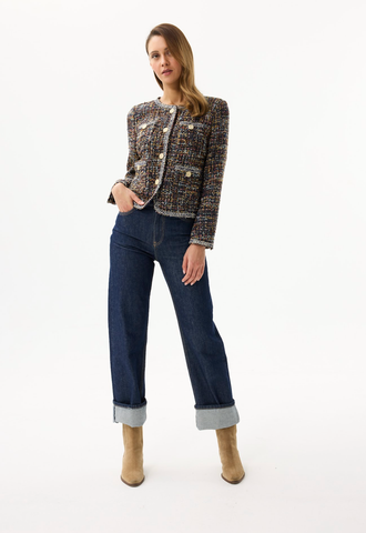 Image of SALE Rainbow Tweed Jacket