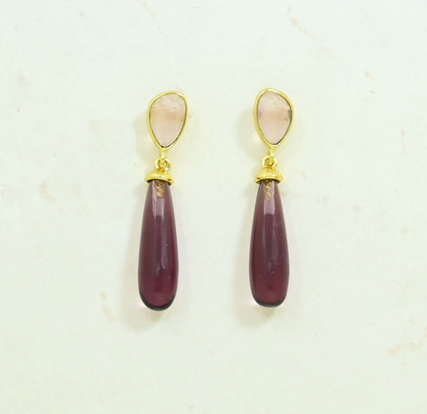 Image of Adhara Earring- Pink