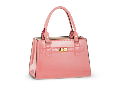 Image of 9.5" Pink Purse Vase