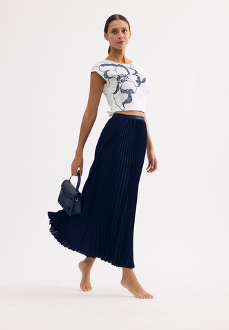 Image of White Floral Blouse