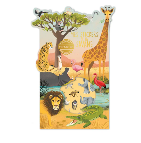 Image of STICKERS GAME + POSTER-SAVANNAH