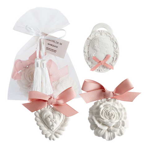 Image of Pouch of 3 scented decorations - Marquise