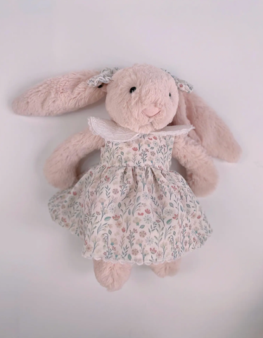 Image of Floral Dress Collar with Bows