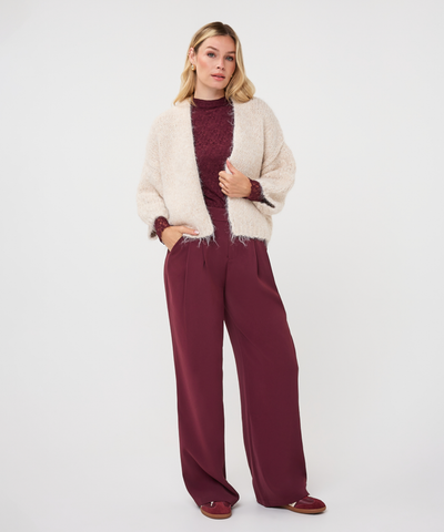 Image of Cardigan with Sleeves- Biscuit