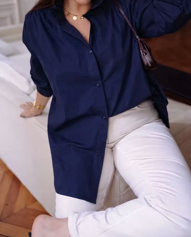Image of Delphine shirt- Navy