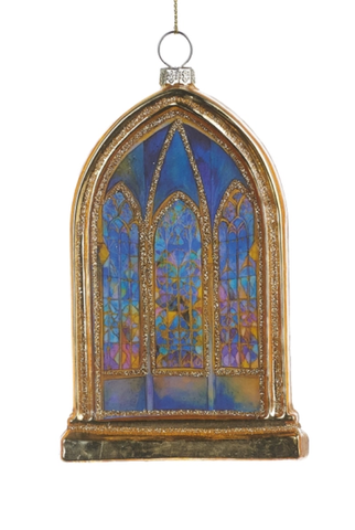 Image of 4.75" Stained Glass Window Ornament