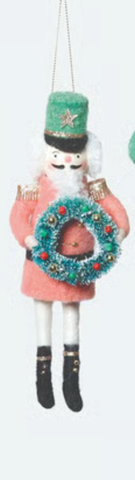 Image of Holiday Nutcracker 6 Asst'd Wool Ornament