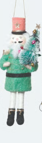 Image of Holiday Nutcracker 6 Asst'd Wool Ornament