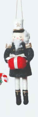 Image of Holiday Nutcracker 6 Asst'd Wool Ornament