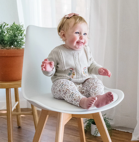 Image of Floral Jersey Stretch Baby Legging Pants (Organic Cotton)