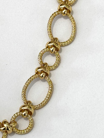 Image of Gold Short Chain Wristlet