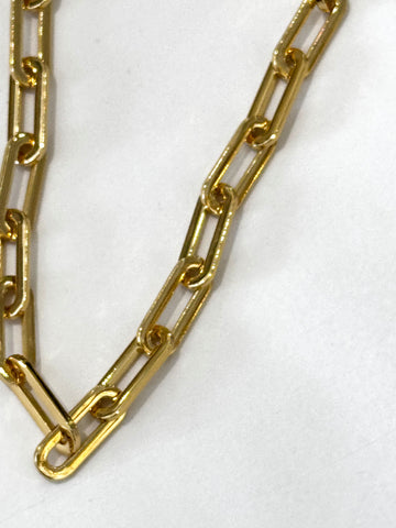 Image of Gold Short Chain Wristlet
