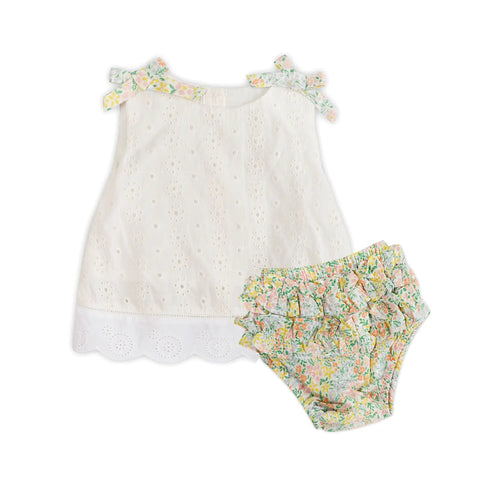 Image of Monet Baby Top + Bloomer (Organic)
