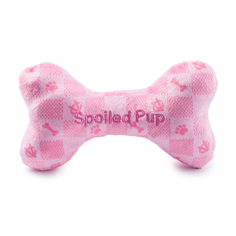 Image of Pink Checker Chewy Vuiton Bone