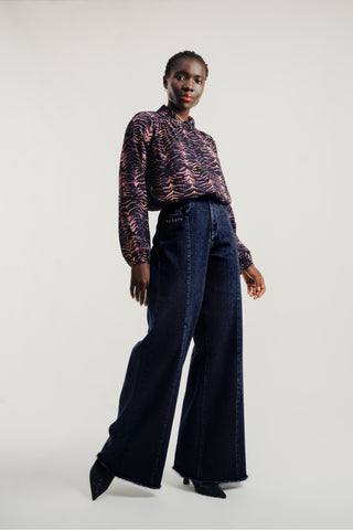 Image of Denim Palazzo Bleu Brut SALE