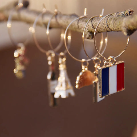Image of French Wine Charms | Parisian Chic