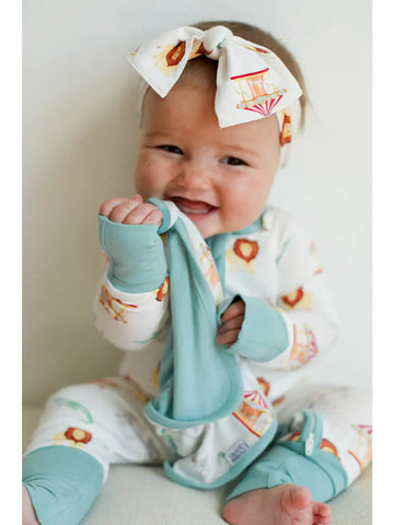 Image of SALE Under the Big Top Bamboo Lovie with Wooden Ring