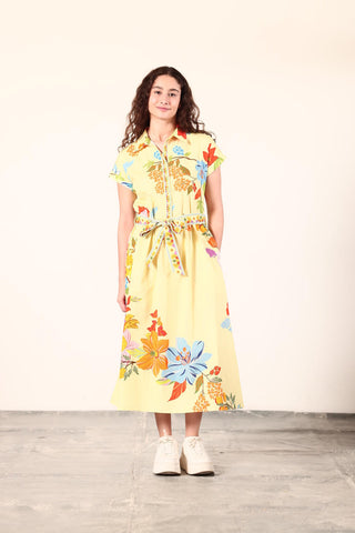 Image of Rylie Citrus Garden Dress