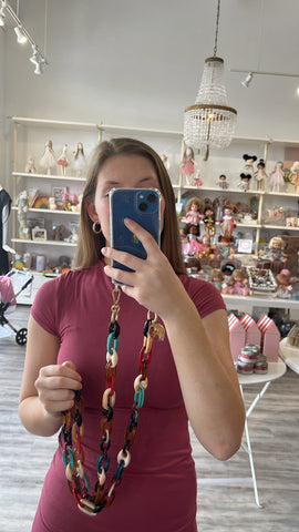 Image of Amber Cell Phone Jewelry Chain (multicolored)