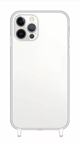 Image of iPhone 13/14 Pro Max Transparent shockproof case with transparent silicone rings