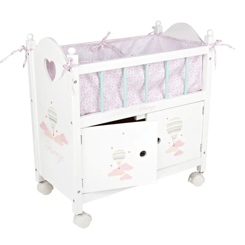 Image of Arias Firenze Wooden Cot & Wardrobe