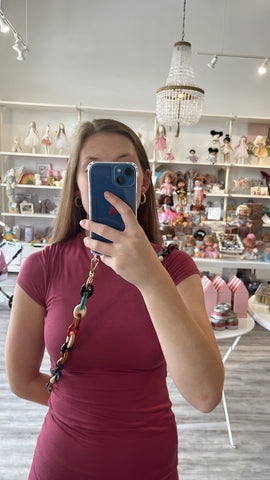 Image of Amber Cell Phone Jewelry Chain (multicolored)