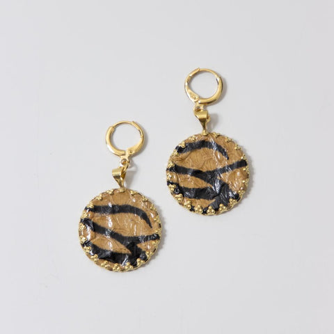 Image of Tiger Earring