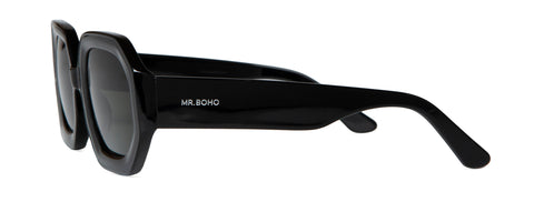 Image of SAGENE BLACK SUNGLASSES