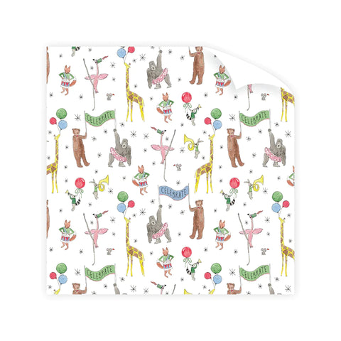 Animal Parade Wrapping Paper Roll