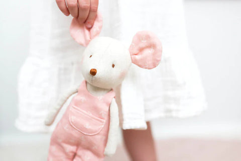 Image of Mabel Mouse 28cm Navy