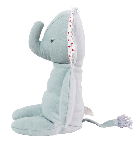 Image of Baby Floppy Elephant - Grey