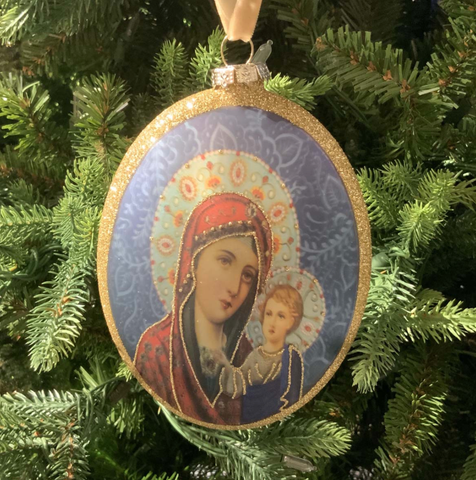 Madonna Christmas Ornament