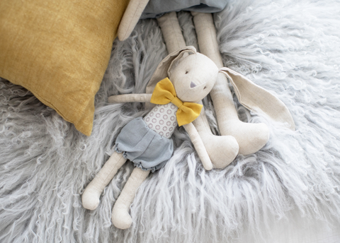 Image of Baby Boy Bunny Grey Butterscotch