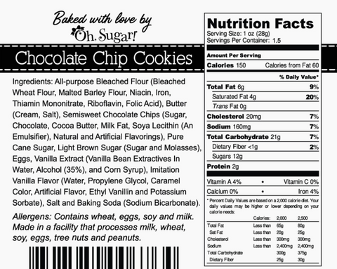 Image of Chocolate Chip Cookies, 1.5 oz Bag