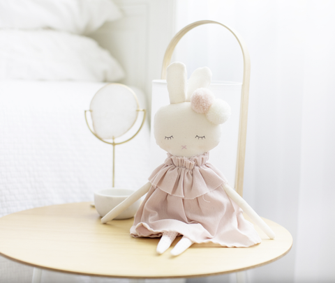 Image of Isabelle Bunny - Pink Linen