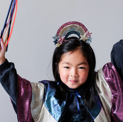 Image of Rainbow Constellation Headdress*