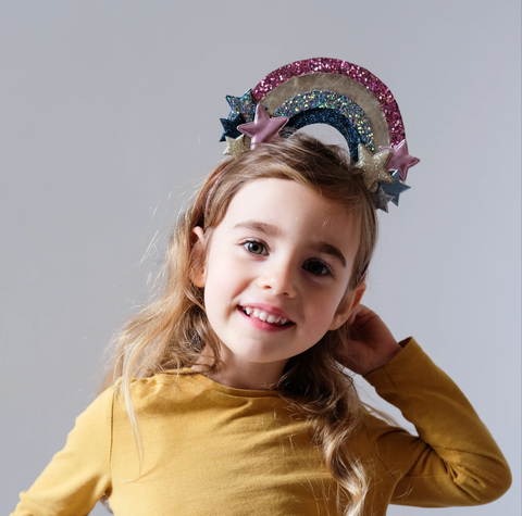 Image of Rainbow Constellation Headdress*