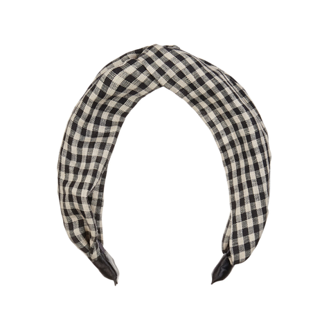 Image of X wide Gingham Headband*