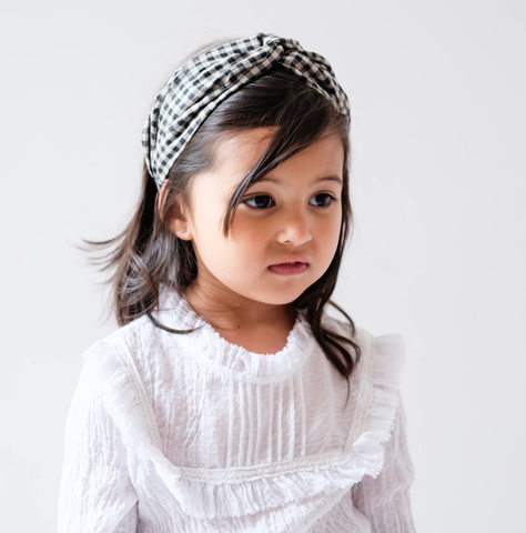 Image of X wide Gingham Headband*