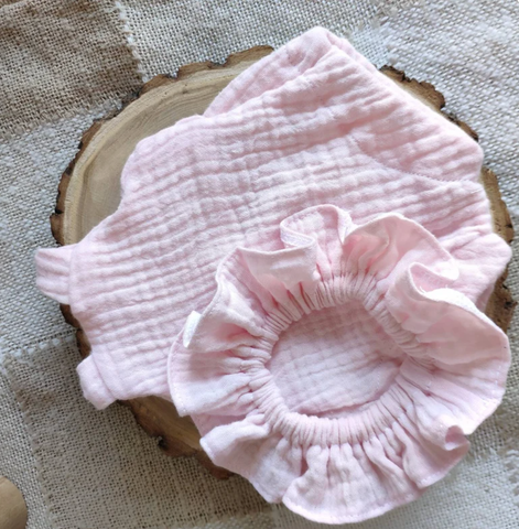 Image of Romper with Ruffle Collar